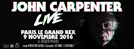 carpenter,@, - John Carpenter en concert au Grand Rex à Paris
