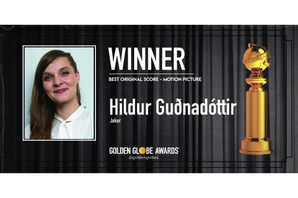 joker2019,guonadottir,golden-globes, - Golden Globes 2020 : Hildur Guðnadóttir (JOKER), première femme lauréate du Prix de la meilleure musique de film !