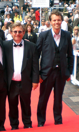 Bent Hamer et John Kaada sur le tapis rouge de Cannes