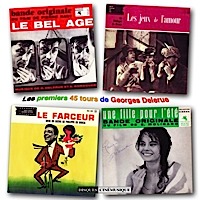 Les premiers 45 tours de Georges Delerue