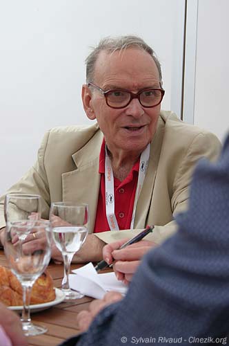 Ennio Morricone, ucmf, - Pavillon International de la Musique de Film - Cannes 2007