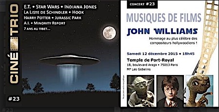 williams,@, - Ciné-trio #23 : John Williams en trio