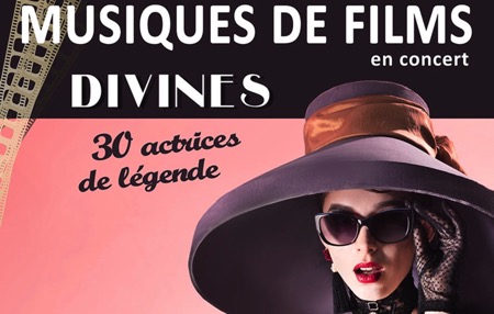 Concert Ciné-Trio : Divines, 33 actrices de légende