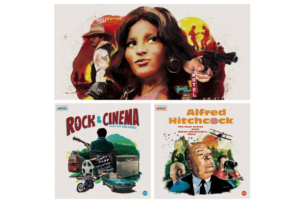 Cinezik lance sa collection de Vinyles avec Wagram pour trois premiers titres (le Rock, Tarantino et Hitchcock)