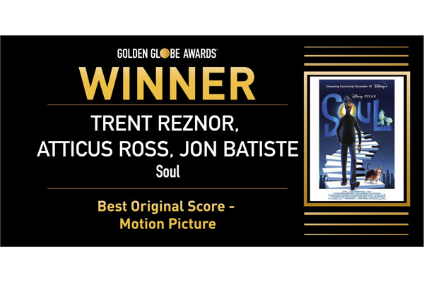 Golden Globes 2021 : Trent Reznor, Atticus Ross, Jon Batiste, 3 lauréats pour la musique de SOUL