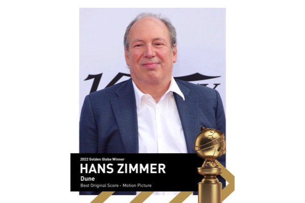 Golden Globes 2022 : Hans Zimmer est sacré pour la musique de DUNE, et de 3 !