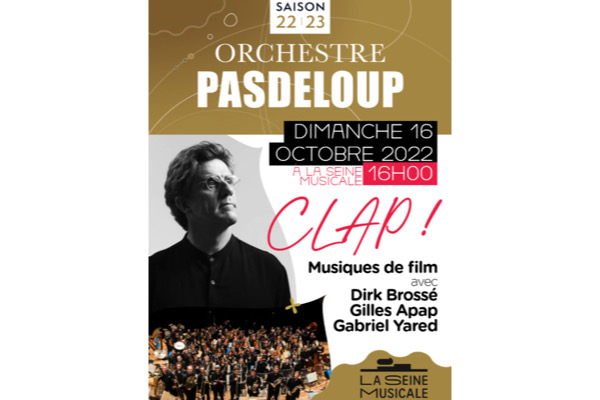 Concert : l'Orchestre Pasdeloup dirigé par Dirk Brossé joue Michel Legrand, Gabriel Yared et John Williams