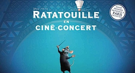 ratatouille,giacchino,@, - Concert : RATATOUILLE et la musique de Giacchino sur scène avec 85 musiciens