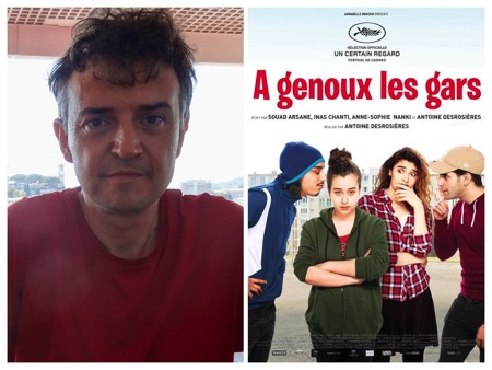 a-genoux-les-gars, - Interview de Antoine Desrosières (A GENOUX LES GARS, Cannes 2018) : Avec les chansons yéyés, 'le film a sa petite musique'.